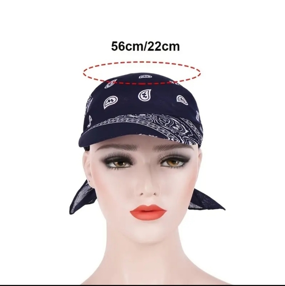 Popular Trendy Rose Red Bandana Scarf Cap !! Make an Offer Today !! - Picture 5 of 10